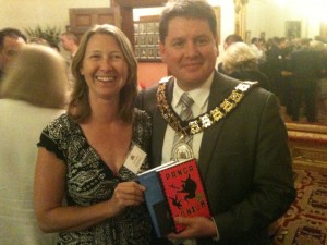 Anna with Lord Mayor Stephen Yarwood