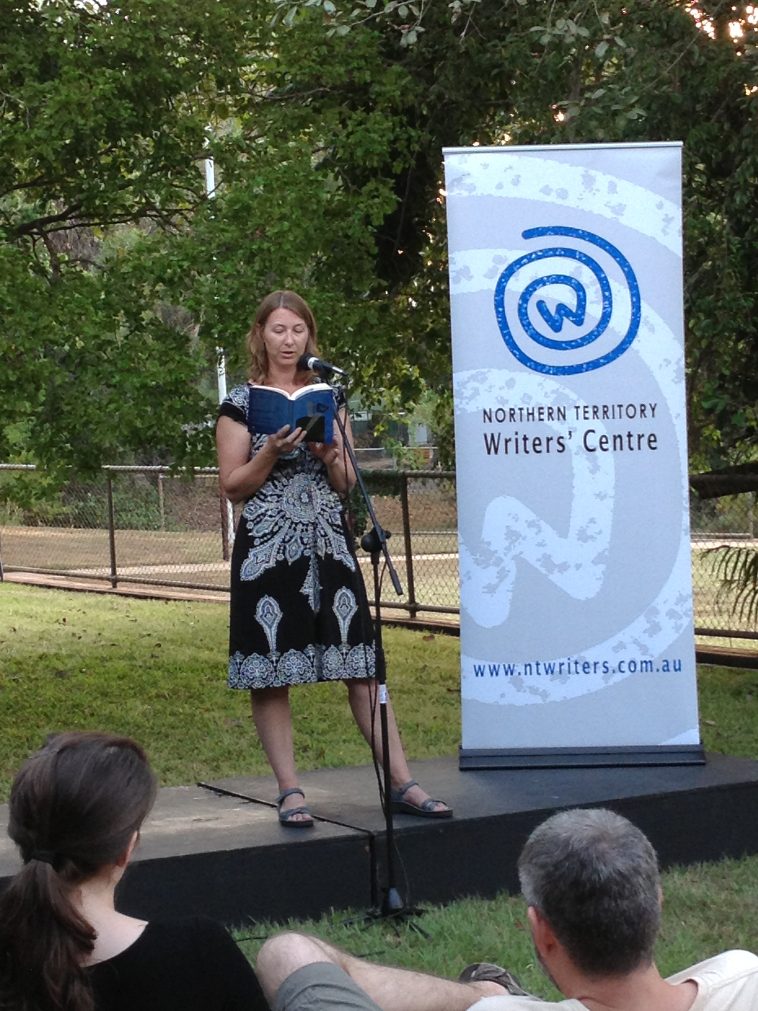 On Sunday 12 May 2013, Anna and Kim were both invited to participate in the Mother's Day reading at the NT Writers' Centre
