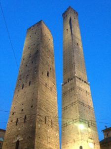 Famous leaning towers of Bologna